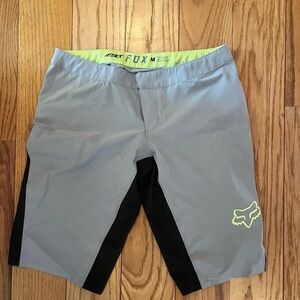 Fox Gray and Black Performance Shorts